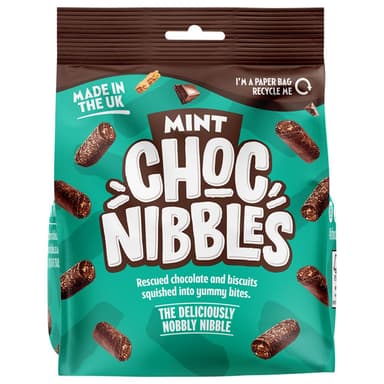 Choc Nibbles Mint - 12 x 135g Pouches