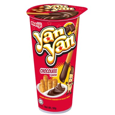 Meiji Yan Yan Chocolate Dip - 10 x 44g Packs