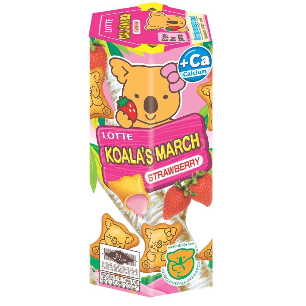 Lotte Koala's March Strawberry Biscuits 37g