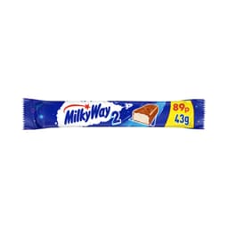 Milky Way Milk Chocolate Bar 43g 89p PMP
