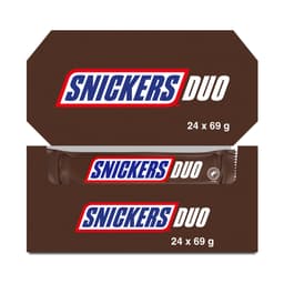 Snickers Duo Peanut & Caramel Chocolate Bar 69g