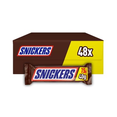 Snickers Peanut & Chocolate Bar - 48 x 40g Bars