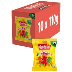 Maynards Bassetts Jelly Babies Sweets Bag 110g £1 PMP 