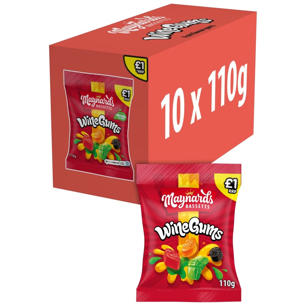 Maynards Bassetts Wine Gums Candy 110g £1 PMP