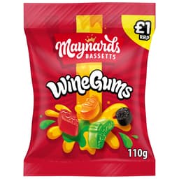 Maynards Bassetts Wine Gums Candy 110g £1 PMP
