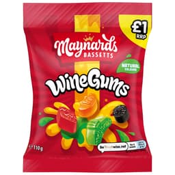Maynards Bassetts Wine Gums Candy 110g £1 PMP