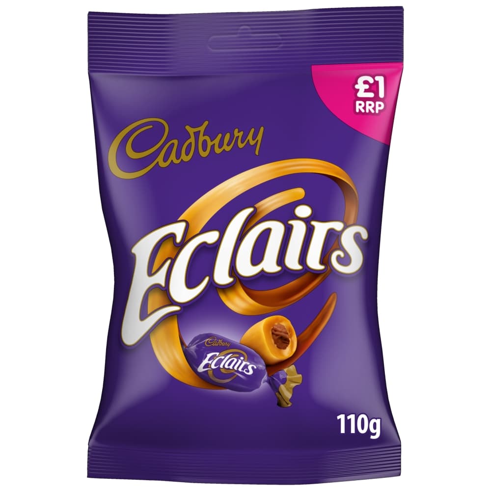 Cadbury Eclairs Chocolate Bag 110g £1 PMP