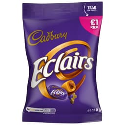 Cadbury Eclairs Chocolate Bag 110g £1 PMP