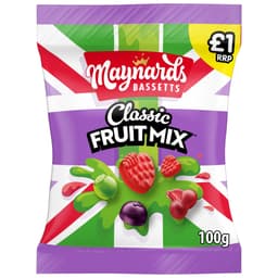 Maynards Bassetts Classic Fruit Mix Jelly 100g £1 PMP