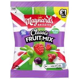 Maynards Bassetts Classic Fruit Mix Jelly 100g £1 PMP