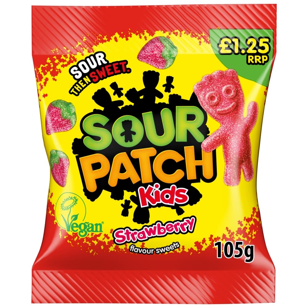 Sour Patch Kids Strawberry Candy Bag 105g £1.25 PMP