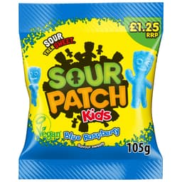 Sour Patch Kids Blue Raspberry Candy 105g £1.25 PMP