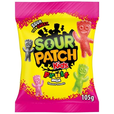 Sour Patch Kids Fruit Mix Candy - 10 x 105g Bags