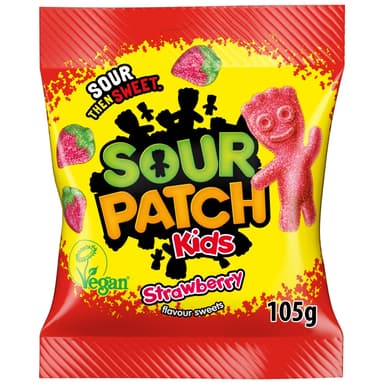 Sour Patch Kids Strawberry Candy - 10 x 105g Bags