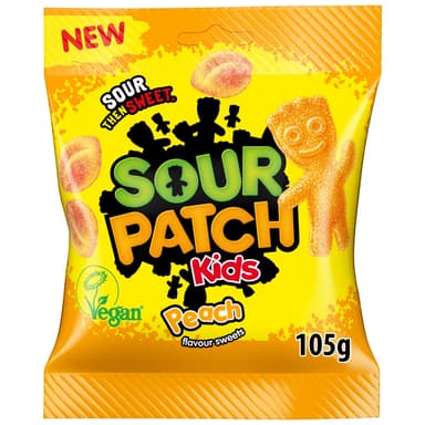 Sour Patch Kids Peach Candy - 10 x 105g Bags