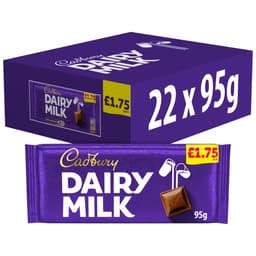 Cadbury Dairy Milk Classic Chocolate Bar 95g £1.75 PMP