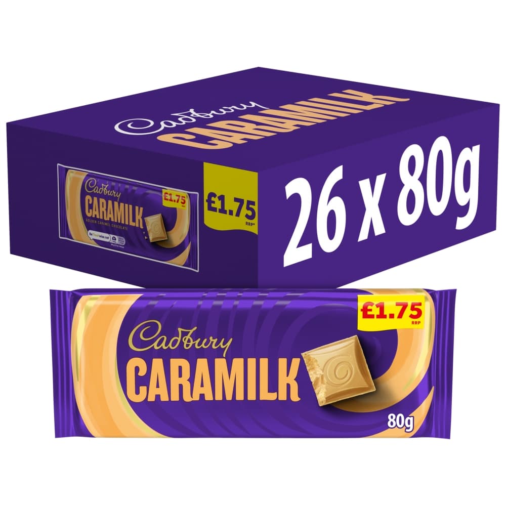 Cadbury Caramilk Chocolate Tablet 80g £1.75 PMP