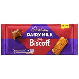 Cadbury Dairy Milk Biscoff Chocolate 95g £1.75 PMP