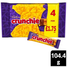 Cadbury Crunchie Chocolate Bar 104.4g £1.75 PMP