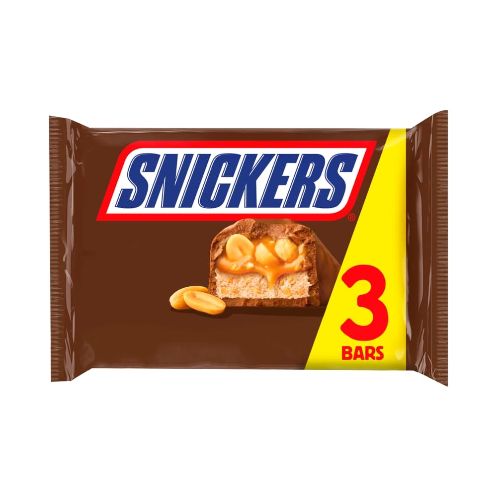 Snickers Peanut Multipack Chocolate Bars 150g