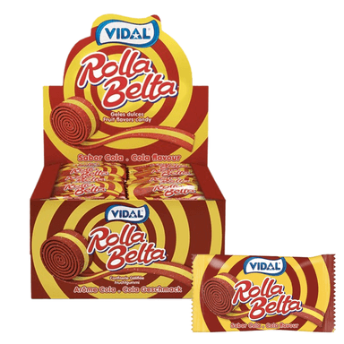 Vidal Rolla Belta Cola Flavour - 24 x 19g Packs