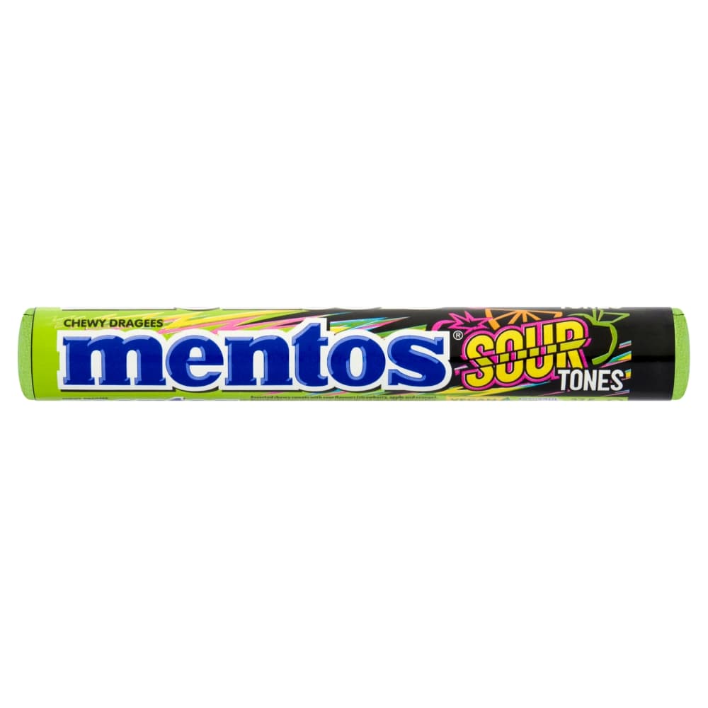 Mentos Sour Tones Chewy Dragees Roll 38g