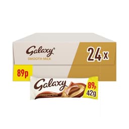 Galaxy Milk Chocolate Bar 42g 89p PMP