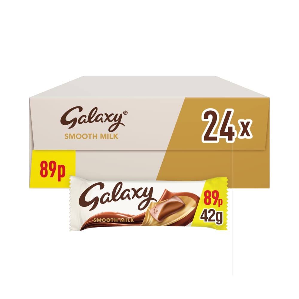 Galaxy Milk Chocolate Bar 42g 89p PMP