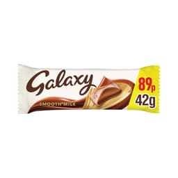 Galaxy Milk Chocolate Bar 42g 89p PMP
