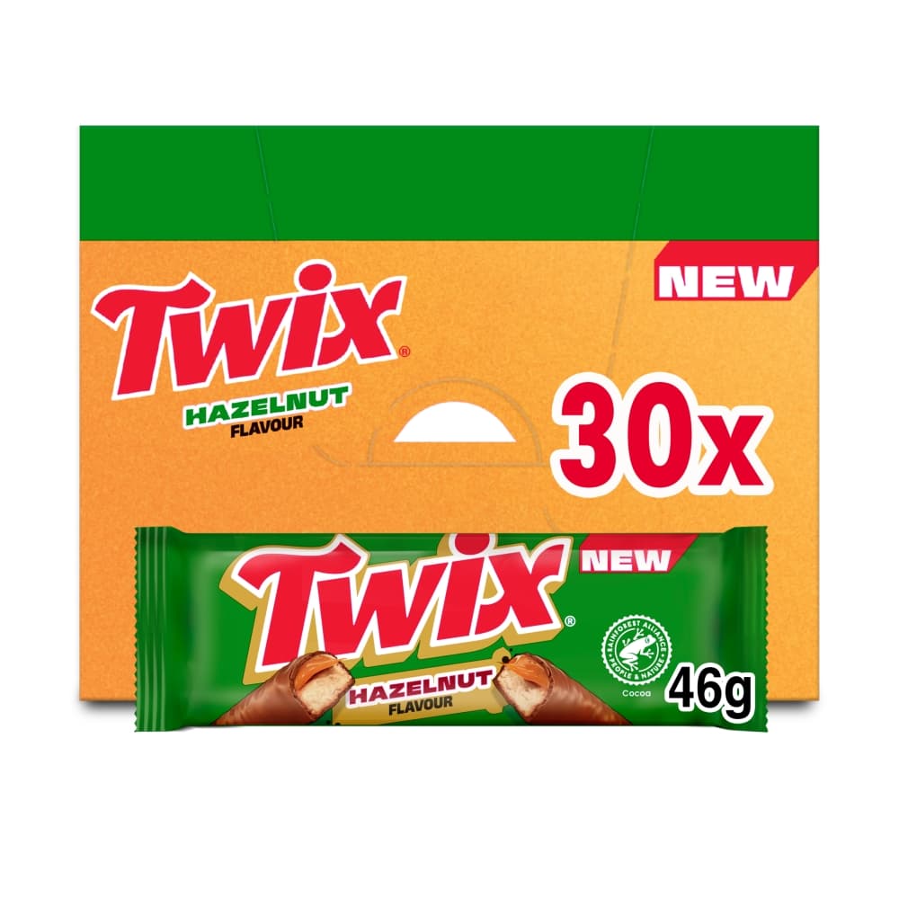 Twix Hazelnut Milk Chocolate Bar 46g