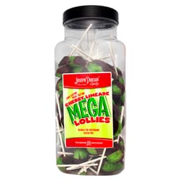 Dobsons Cherry Limeade Mega Lollies Jar 1.9kg