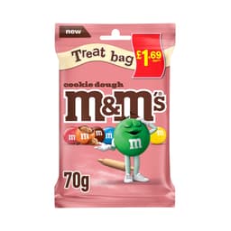 M&M's Cookie Dough Milk Chocolate Bag 70g £1.69 PMP