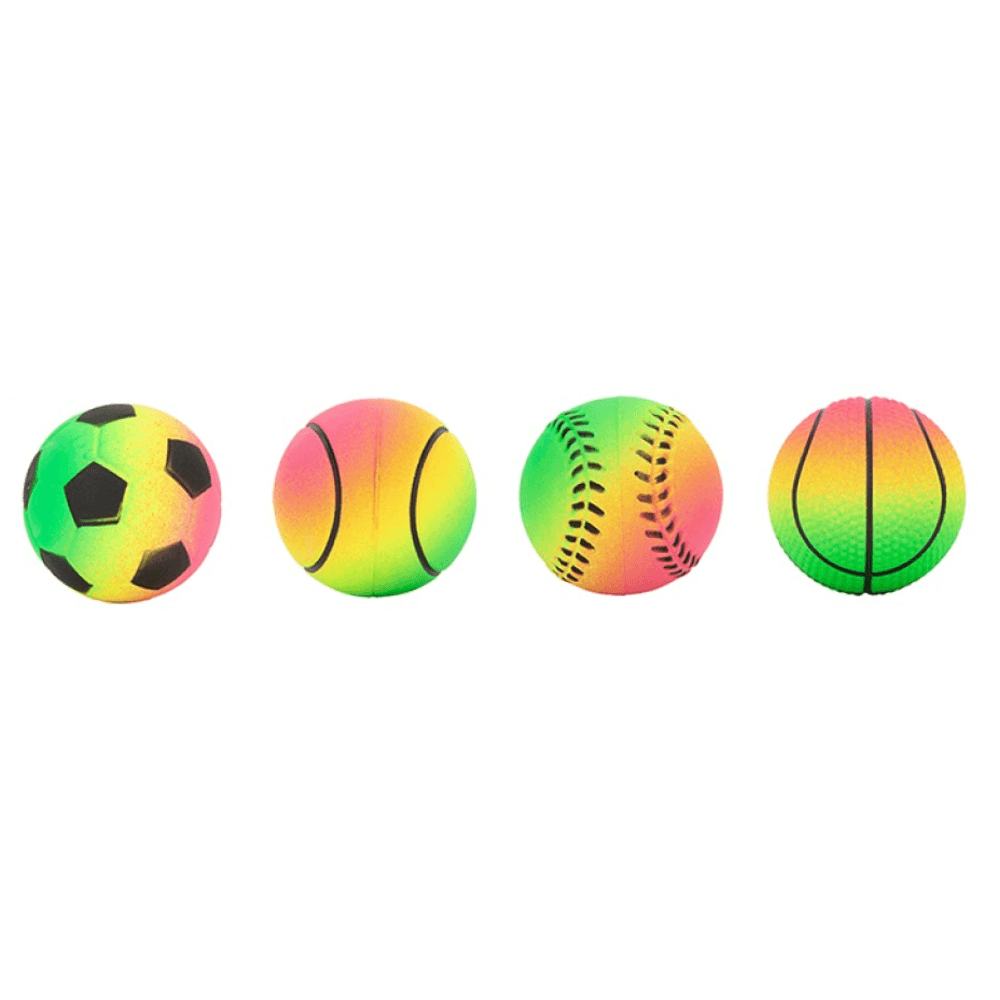 Wizz Toys Rainbow Bouncy Balls 24 Balls