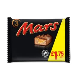 Mars Caramel Multipack Chocolate Bars 3 Pack £1.75 PMP