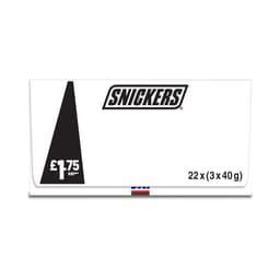 Snickers Peanut Multipack Chocolate Bars 3 Pack £1.75 PMP