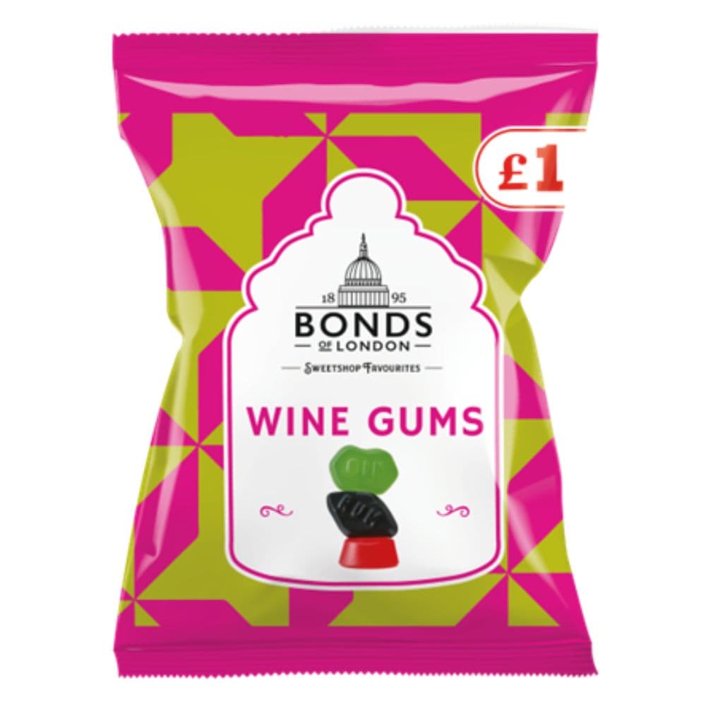 Bonds Wine Gums Bag 120g £1 PMP