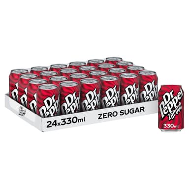Dr Pepper Zero - 24 x 330ml Cans
