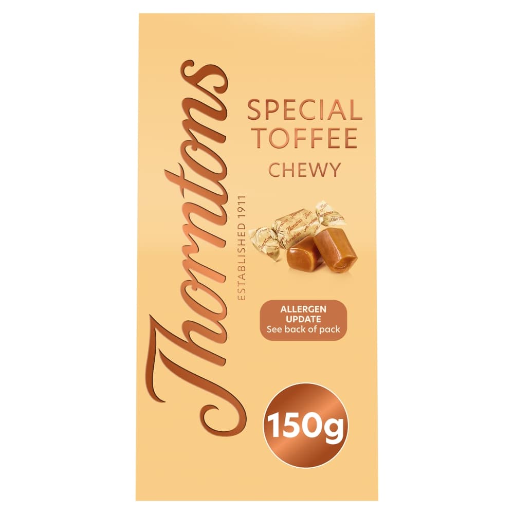 Thorntons Chewy Special Toffee Carton 150g