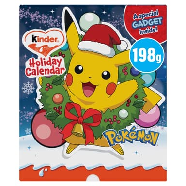 Kinder Pokémon Holiday Calendar - 1 x 198g Box