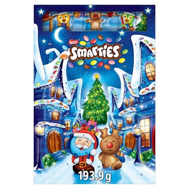 Smarties Advent Calendar Milk Chocolate - 1 x 193.9g Box