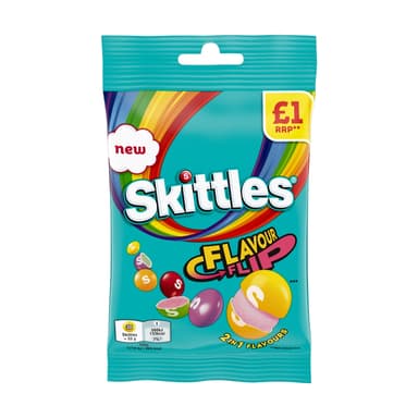 Skittles Fruit Flavour Flip Sweets - 14 x 109g Bags