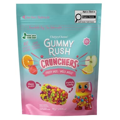 Gummy Rush Crunchers Party Mix - 12 x 80g Pouches