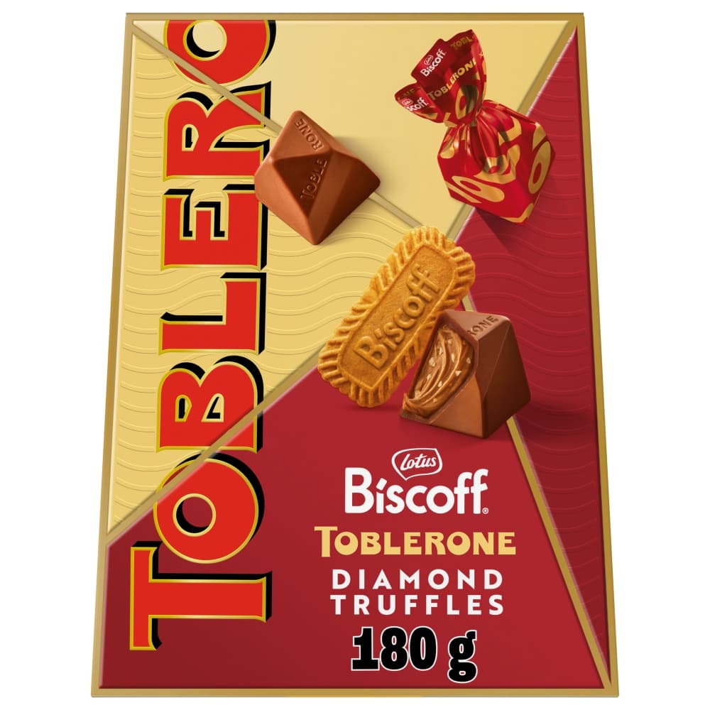 Toblerone Truffles Biscoff Pralines Premium Gift Box 180g