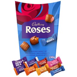 Cadbury Roses Chocolate Assortment Carton 240g