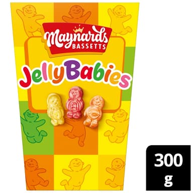 Maynards Bassetts Jelly Babies Candy - 1 x 300g Box
