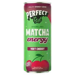 Perfect Ted Sparkling Matcha Energy Very Cherry Can 250ml
