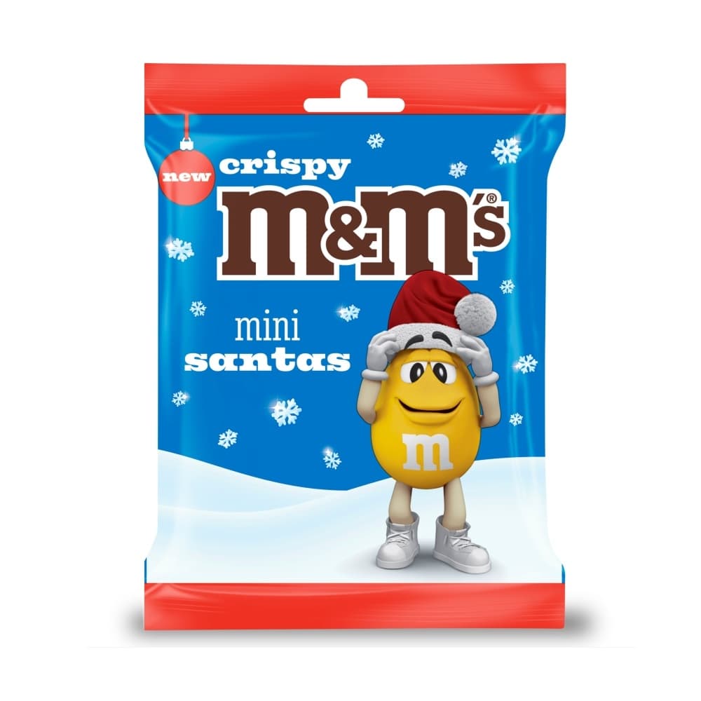 M&M's Christmas Mini Santa Chocolate Bag 55g