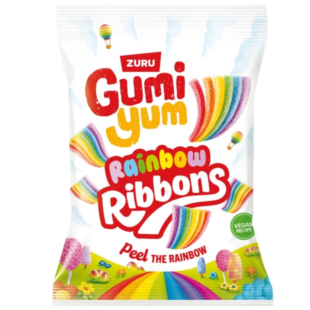 Gumi Yum Rainbow Ribbons Bag 120g 