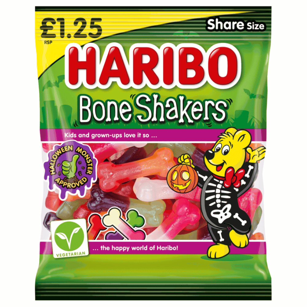 Haribo Bone Shakers Bag 140g £1.25 PMP