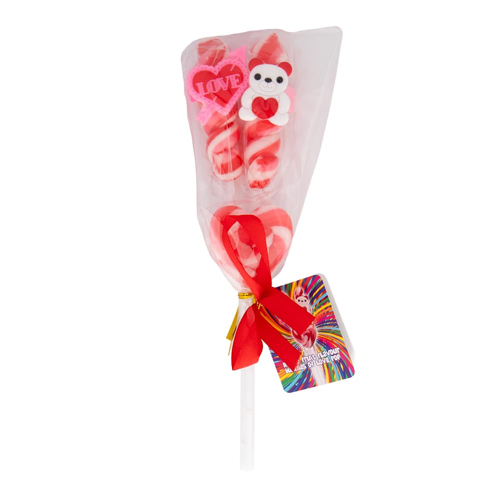 Kandy Kandy Mixed Fruit Flavoured Love Ring Pops 40g